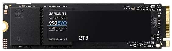 SSD накопитель Samsung 2TB 990 Evo (MZ-V9E2T0BW) 9092078775