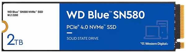 SSD накопитель WD SN580 2TB (WDS200T3B0E)