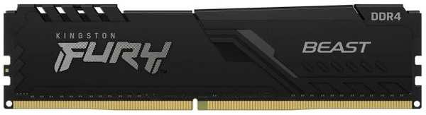 Оперативная память Kingston Fury Beast Black DIMM DDR4 2666MHz 16GB (KF426C16BB/16) 9092083018