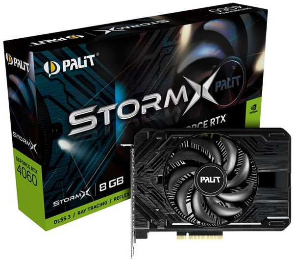 Видеокарта PALIT GeForce RTX 4060 StormX 8GB (NE64060019P1-1070F) 9092084003
