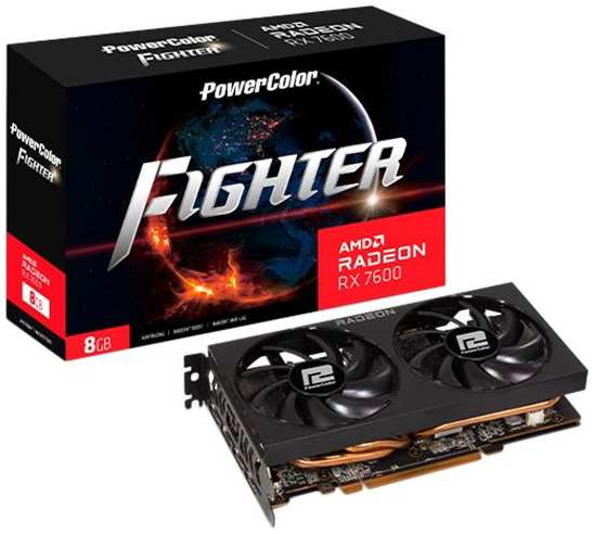 Видеокарта POWERCOLOR Radeon RX 7600 8GB RX 7600 8G-F 9092084097