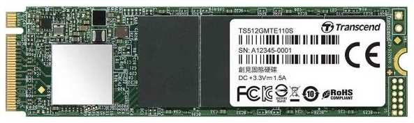 SSD накопитель Transcend MTE110S 512GB (TS512GMTE110S) 9092084538