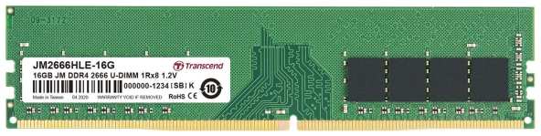 Оперативная память Transcend JetRam 16GB DDR4 U-DIMM (JM2666HLE-16G)