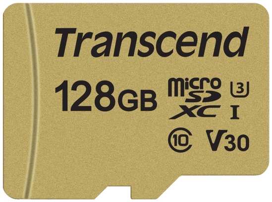 Карта памяти Transcend 500S microSDXC 128GB (TS128GUSD500S)