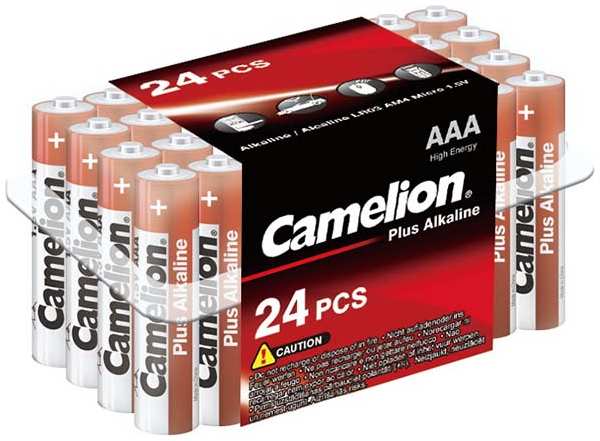Батарейки Camelion Plus Alkaline ААА (LR03), 24 шт (LR03-PB24)