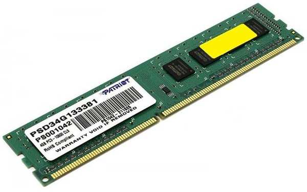 Оперативная память Patriot Signature DDR4 4GB 2133МГц (PSD44G213381)