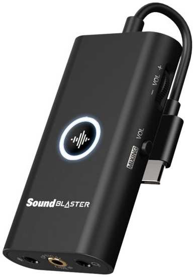 Звуковая карта Creative USB Sound Blaster G3 (70SB183000000)