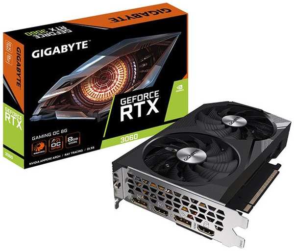 Видеокарта GIGABYTE GV-N3060Gaming OC-8GD