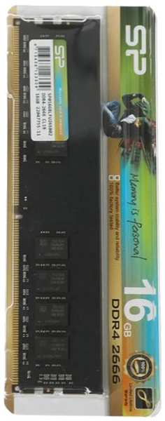 Оперативная память SILICON-POWER DDR4 16GB 2666MHz DIMM (SP016GBLFU266B02)