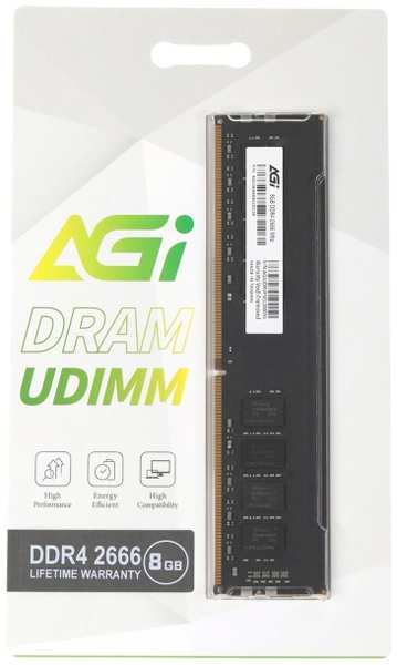 Оперативная память AGI DDR4 8GB 2666MHz DIMM (AGI266608UD138) 9092152233