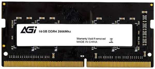 Оперативная память AGI DDR4 16GB 2666MHz SO-DIMM (AGI266616SD138)