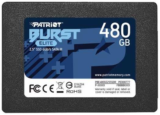 SSD накопитель Patriot Burst Elite 480GB (PBE480GS25SSDR) 9092153244