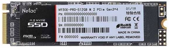 SSD накопитель NETAC N930E Pro 512GB (NT01N930E-512G-E4X)
