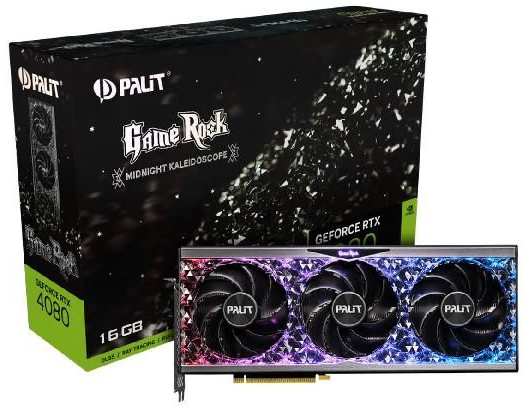 Видеокарта PALIT GeForce RTX 4080 GameRock 16GB (NED4080019T2-1030G)