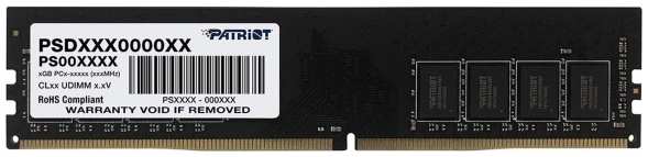 Оперативная память Patriot Signature DDR4 3200Mhz 32GB (PSD432G32002) 9092156650