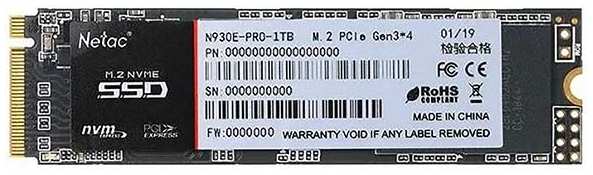 SSD накопитель NETAC N930E Pro 1TB (NT01N930E-001T-E4X) 9092156797