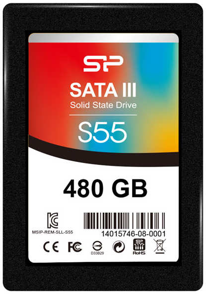 SSD накопитель SILICON-POWER S55 480GB (SP480GBSS3S55S25)