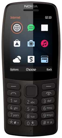 Мобильный телефон Nokia 210 DS Black (TA-1139) 9092162479
