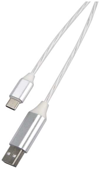 Кабель RED-LINE LED USB Type-C White (УТ000022103)