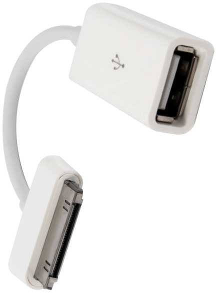 Адаптер RED-LINE USB OTG, с ридером для планшетов Samsung White (УТ000002260)