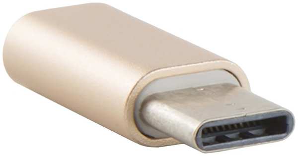 Адаптер RED-LINE micro-USB/USB Type-C Gold (УТ000013669) 9092209640