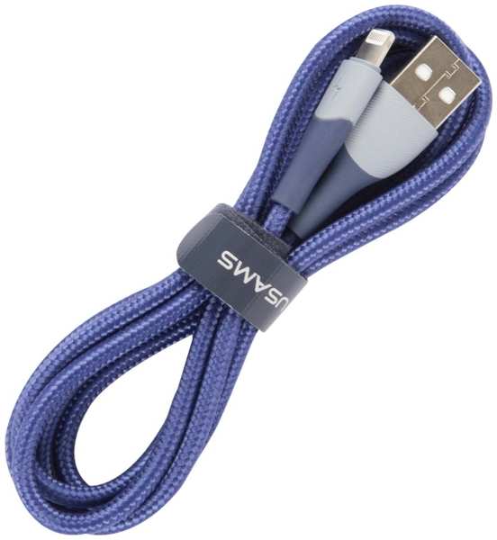 Кабель Usams US-SJ541 U77, USB-Lightning, 1,2m Blue (SJ541USB02) 9092213044
