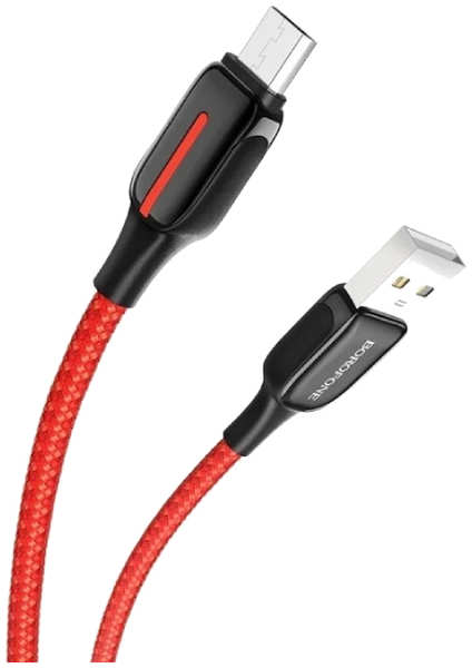 Кабель Usams USAMS-SJ394, USB-Lightning, 2m Red (SJ394USB02)