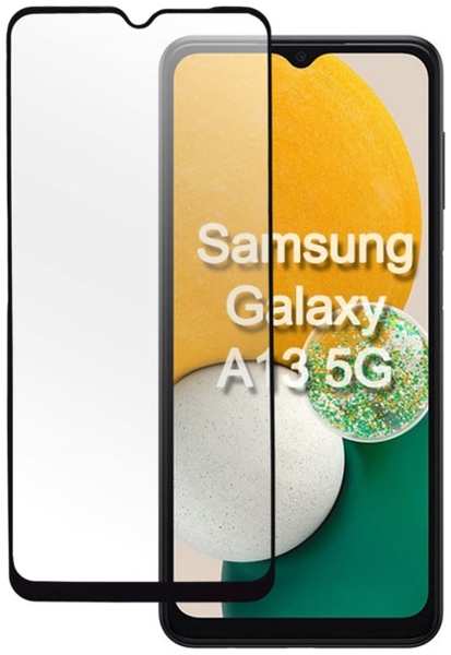 Защитное стекло с рамкой PERO Privacy Full Cover & Glue Glass для Samsung Galaxy A13 Black (PGFGP-SA13) 9092216580