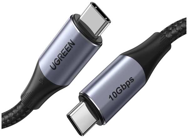 Кабель UGREEN USB-C 3.1 Gen 2, 5A, PD, 100W Fast Charge, 1m (80150) 9092217728