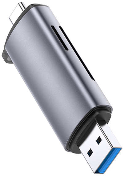 Картридер UGREEN USB Type-C/USB-A 3.0 для карт памяти TF/SD (50706) 9092241198