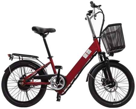 Электровелосипед FURENDO E-RT 250, рубиновый/ матовый