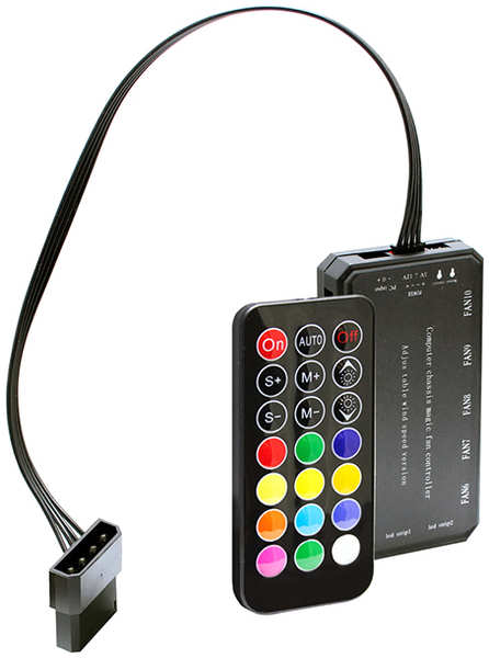Контроллер управления RGB вентиляторами Ginzzu CRC11, 6 pin MB 9092294280
