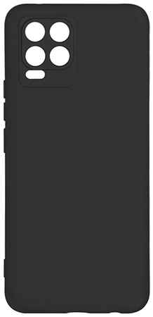 Чехол DF для Realme 8/8 Pro, силикон с микрофиброй, черный (rmOriginal-12) 9092717460
