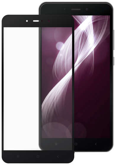 Защитное стекло с рамкой 3D MOBIUS для Redmi Note 4X Black (4232-100) 9092719345