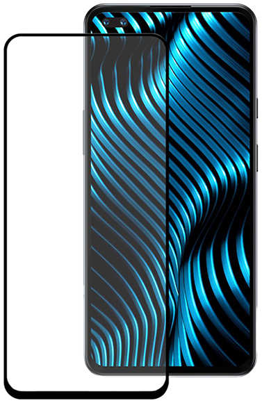 Защитное стекло с рамкой 3D MOBIUS для OnePlus Nord Black (4232-432)