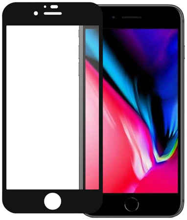 Защитное стекло PERO для iPhone 7/8/SE 2020, черное (PGFGP-I7/8/SE)