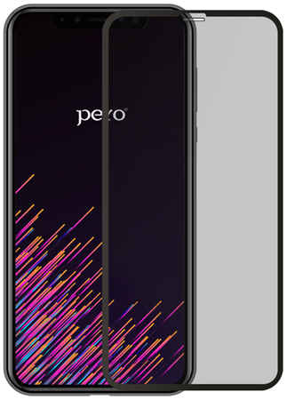 Защитное стекло PERO для iPhone 7/8 Plus, черное (PGFGP-I7/8P)
