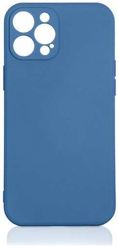 Чехол DF для iPhone 13 Pro, силиконовый с микрофиброй Blue (iOriginal-11) 9092730654