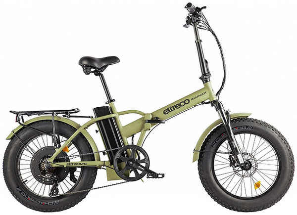Электровелосипед ELTRECO Multiwatt New, хаки (022576-2330) 9092758003