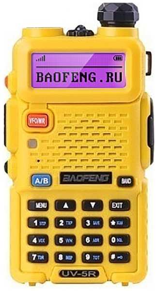 Радиостанция BAOFENG UV-5R Yellow 9092790733