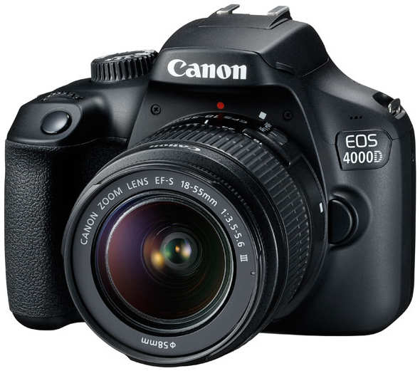 Зеркальный фотоаппарат Canon EOS 4000D EF-S 18-55 III Kit 9098001540
