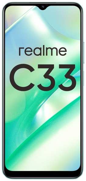 Смартфон Realme C33 4+128GB Aqua Blue (RMX3624) 9098001764