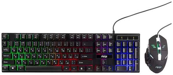 Игровой комплект клавиатура + мышь HIPER Spirit (HPK-G100)