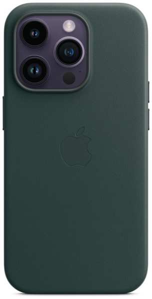 Чехол Apple для iPhone 14 Pro Leather MagSafe Forest (MPPH3)