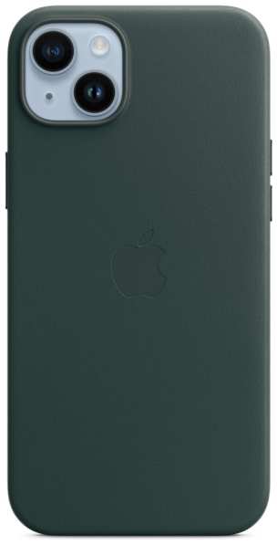 Чехол Apple для iPhone 14 Plus Leather MagSafe Forest (MPPA3)
