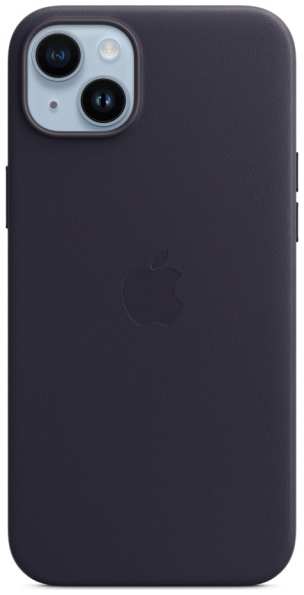 Чехол Apple для iPhone 14 Plus Leather MagSafe Ink (MPPC3)