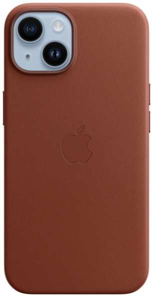 Чехол Apple для iPhone 14 Leather MagSafe Umber (MPP73) 9098007929