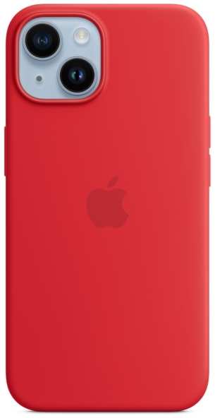 Чехол Apple для iPhone 14 Silicone MagSafe (PRODUCT)RED (MPRW3) 9098007994