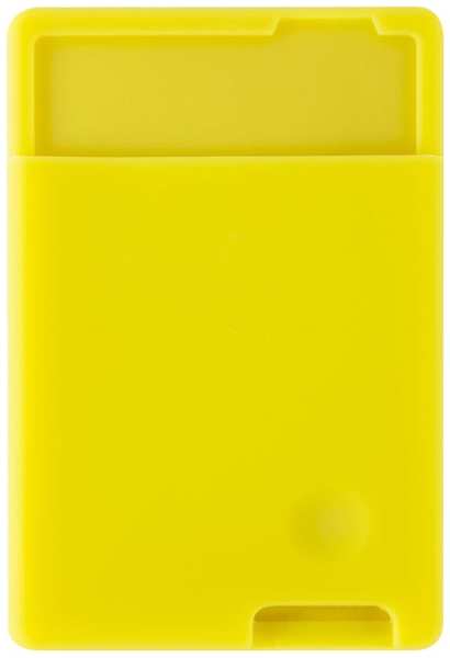 Кардхолдер для смартфона Barn&Hollis силикон, крепление 3М, желтый (УТ000031338) 9098010295