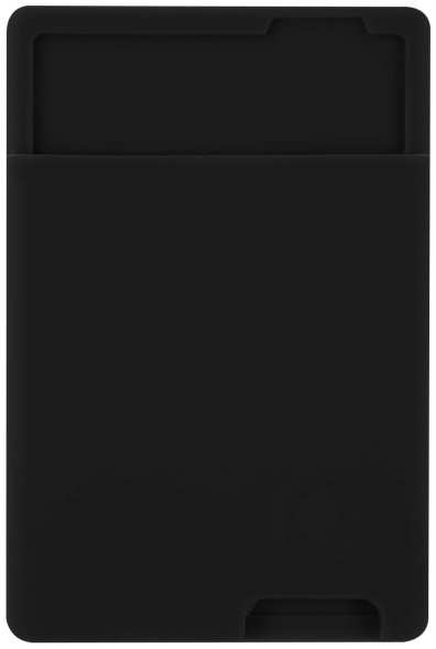 Кардхолдер для смартфона Barn&Hollis силикон, крепление 3М, черный (УТ000031289) 9098012511